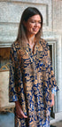 Genoa Silk Velvet Long Kaftan Tuttabankem